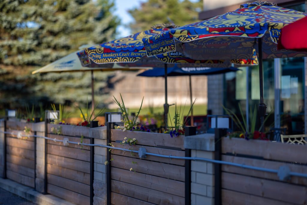Patio at The Last Shot Bar + Grill